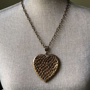 Vintage-Style Heart Necklace